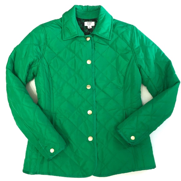 crown & ivy Jackets & Blazers - Crown & Ivy Quilted Puffer Jacket Elephant Design